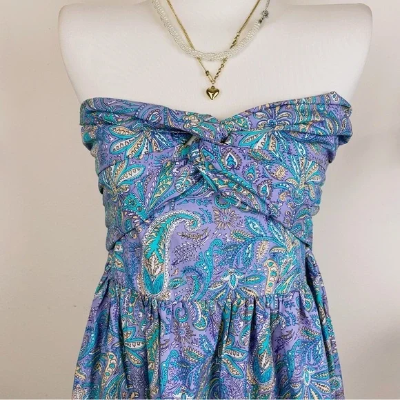 Lusana Melody Mini Dress in Akila Color Size Small NWT - Picture 4 of 6